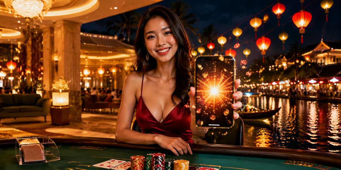 Không gian trải nghiệm baccarat sang trọng tại Hội An