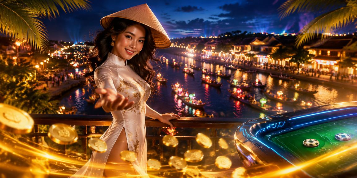 Người chơi cá cược esports trên điện thoại tại Hội An